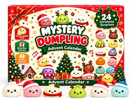 Joulukalenteri Squishy dumblings - Joulukalenterit - 6438506036911 - 1