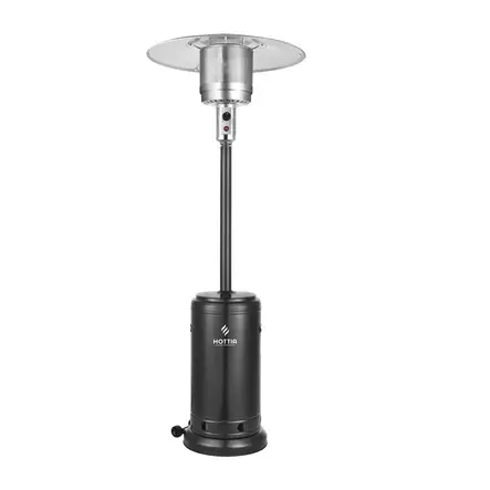 Hottia Cylinder terassilämmitin musta 13000W, kaasu - Terassilämmittimet - 6438014300849 - 1