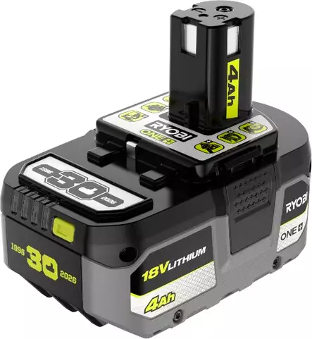 Ryobi ONE+ 18V Aloituspakkaus 4.0Ah Akku & Laturi - 30v Juhlamalli (RC18120B-140X) - Akut ja laturit - 4892210257918 - 2